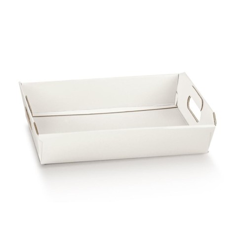 CESTO 310X220X90 FIBRA BIANCO